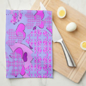 Harten Tulpen Theedoek (Quarter Fold)