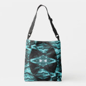 Harten uit het diepe zee...... crossbody tas (Achterkant)