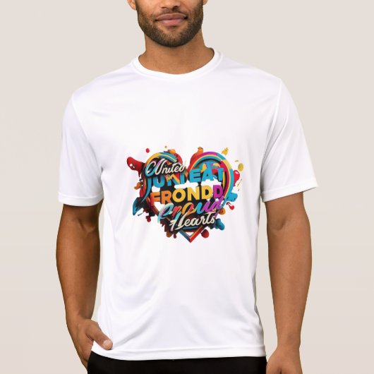 "Harten uitgelijnd" T-shirt (Voorkant)
