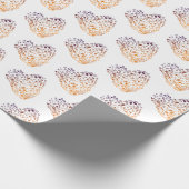 Harten Valentijn Matte Wrapping Papier (Hoek)