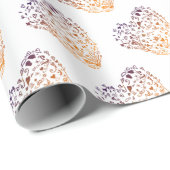 Harten Valentijn Matte Wrapping Papier (Rol Hoek)