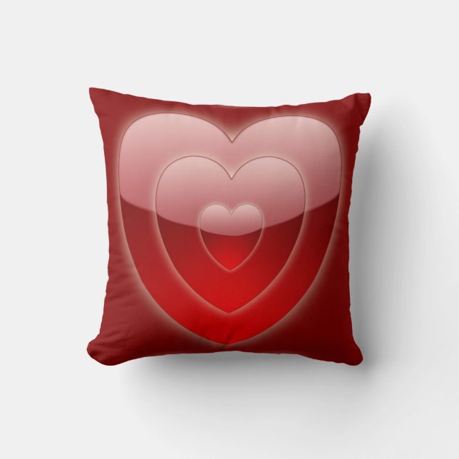 Harten Valentijn Pillow Kussen (Voorkant)