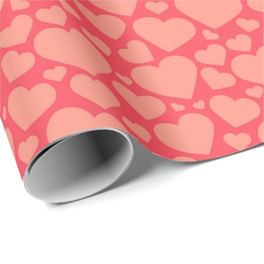  harten Valentijnsdag Cadeaupapier (Rol Hoek)