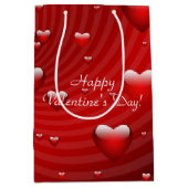 harten Valentijnsdag Medium Cadeauzakje (Voorkant)