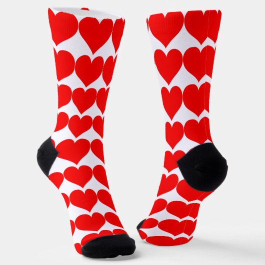 HARTEN VALENTIJNSDAG SOKKEN (Gebogen)