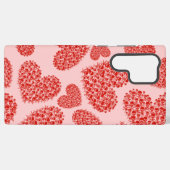 Harten van de huid samsung galaxy hoesje (Achterkant horizontaal)