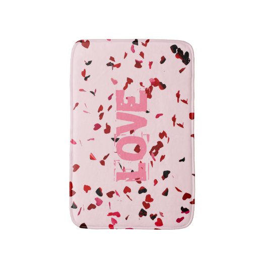 harten van de liefde badmat (Voorkant Verticaal)
