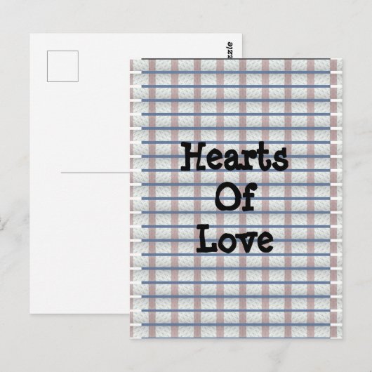 harten van de liefde briefkaart (Voorkant / Achterkant)