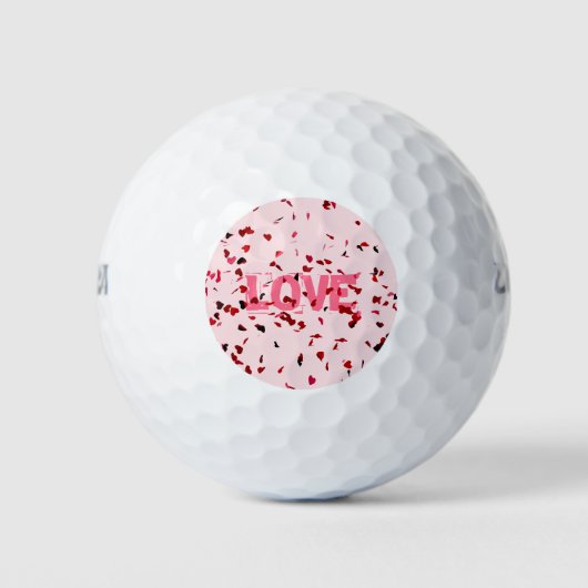 harten van de liefde golfballen (Voorkant)