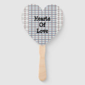 harten van de liefde handwaaier (Voorkant)