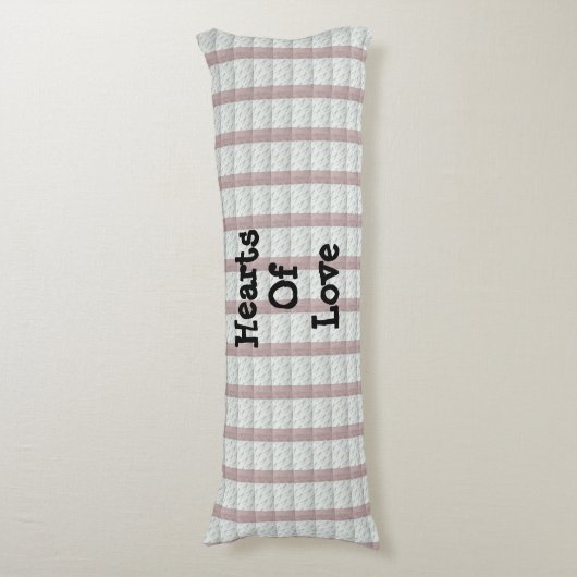 harten van de liefde lichaamskussen (Voorkant Verticaal)