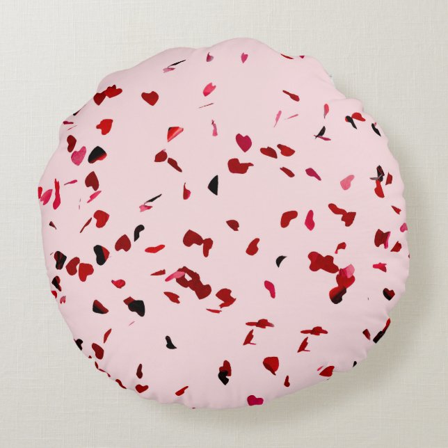 harten van de liefde rond kussen (Achterkant)