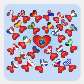 harten van de liefde stickers