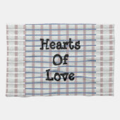 harten van de liefde theedoek (Horizontaal)