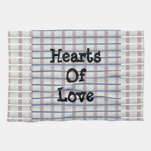 harten van de liefde theedoek (Horizontaal)