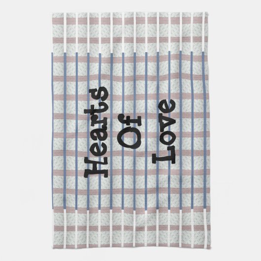 harten van de liefde theedoek (Verticaal)