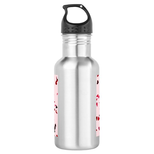 harten van de liefde waterfles  (Achterkant)