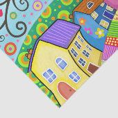 Harten van de liefdesbuurt! tissue papier (Detail)