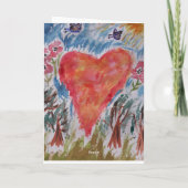 Harten van de Planet Valentijn Card Kaart (Achterkant)