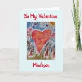 Harten van de Planet Valentijn Card Kaart (Voorkant)