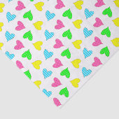 harten van de valentijn tissuepapier (Detail)