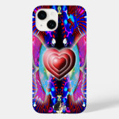 Harten van Glys Case-Mate iPhone Case (Achterkant)