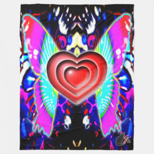 Harten van Glys Fleece Blanket