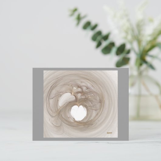 Harten van goud briefkaart (Staand voorkant)