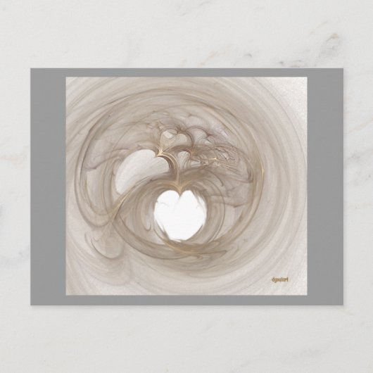 Harten van goud briefkaart (Voorkant)