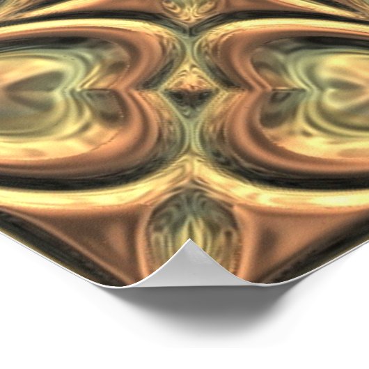 Harten van goud poster (Hoek)