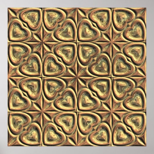 Harten van goud poster (Voorkant)