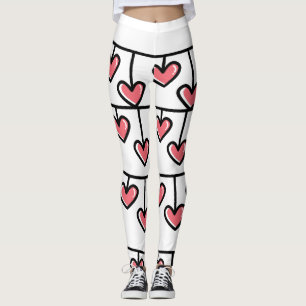 Harten van liefde Valentijnsdag Leggings