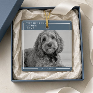 Harten van Ons Thuis Hond Kerst Foto Ornament