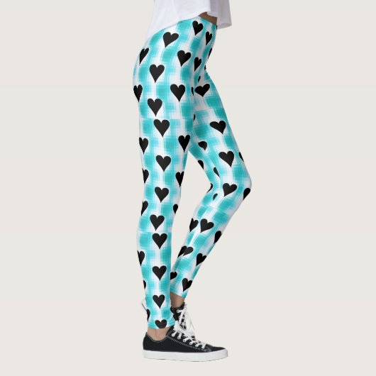 Harten van zwart leggings (Rechts)