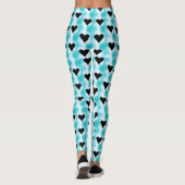 Harten van zwart leggings (Achterkant)