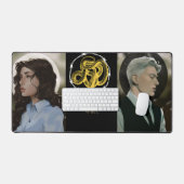 Harten vastgehouden door prikkeldraad computer mat (Keyboard & Muis)