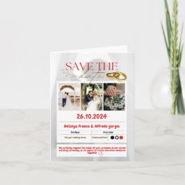 Harten verbinden: onze trouwfeest uitnodiging