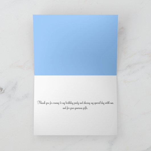 harten verjaardag dank u kaart (Binnen)