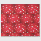 "Harten!" Verpakkingspapier Cadeaupapier (Vlak)