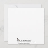 Harten Verstrengeld in witte zilveren bruiloft uit Kaart (Achterkant)