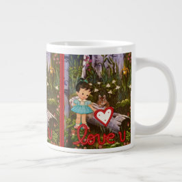 Harten verzamelen met mevrouw Elizabeth Beker 2 Grote Koffiekop