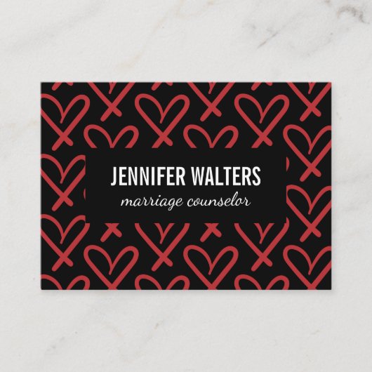 Harten Visitekaartje (Voorkant)