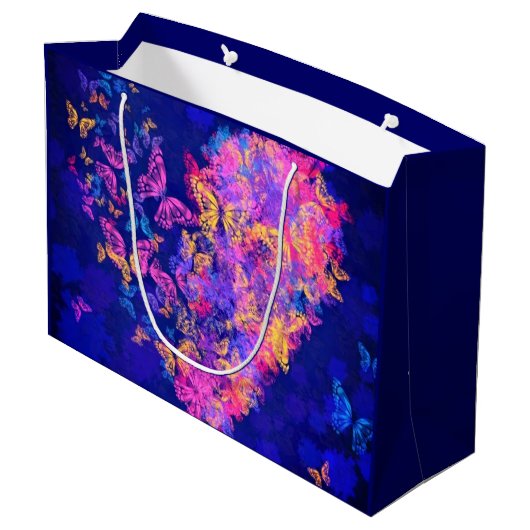 Harten Vlinders Cadeautas (Achterkant Gekanteld)