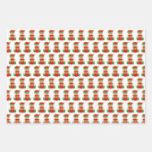 Harten, voedingskraker en kerstmis inpakpapier vel (Voorkant 3)