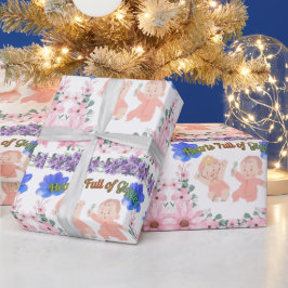Harten vol gegiechel cadeaupapier