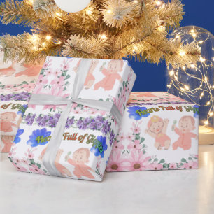 Harten vol gegiechel cadeaupapier