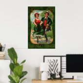 Harten Vol Van Vreugde St. Patrick's Day Poster (Thuiskantoor)