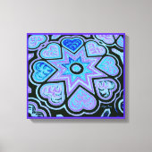 'Harten volledig van de Liefde' paneeldruk (rechte Canvas Afdruk (Voorkant)