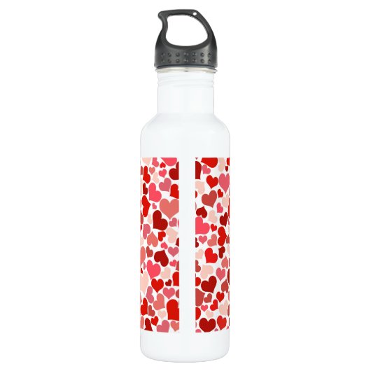 Harten voor altijd waterfles  (Achterkant)