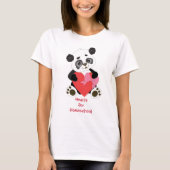 Harten voor het Beer Homeschool Panda T-shirt (Voorkant)